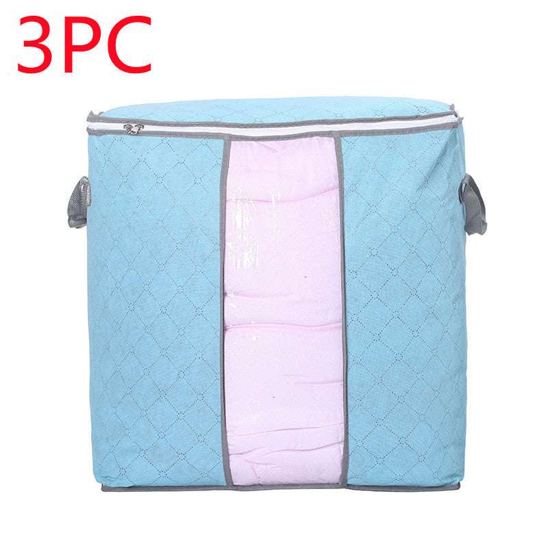 Storage Bag  Quilt Storage Bag Moving Packing Bag Clothes Sorting Bag  Clothing Duffel Bag