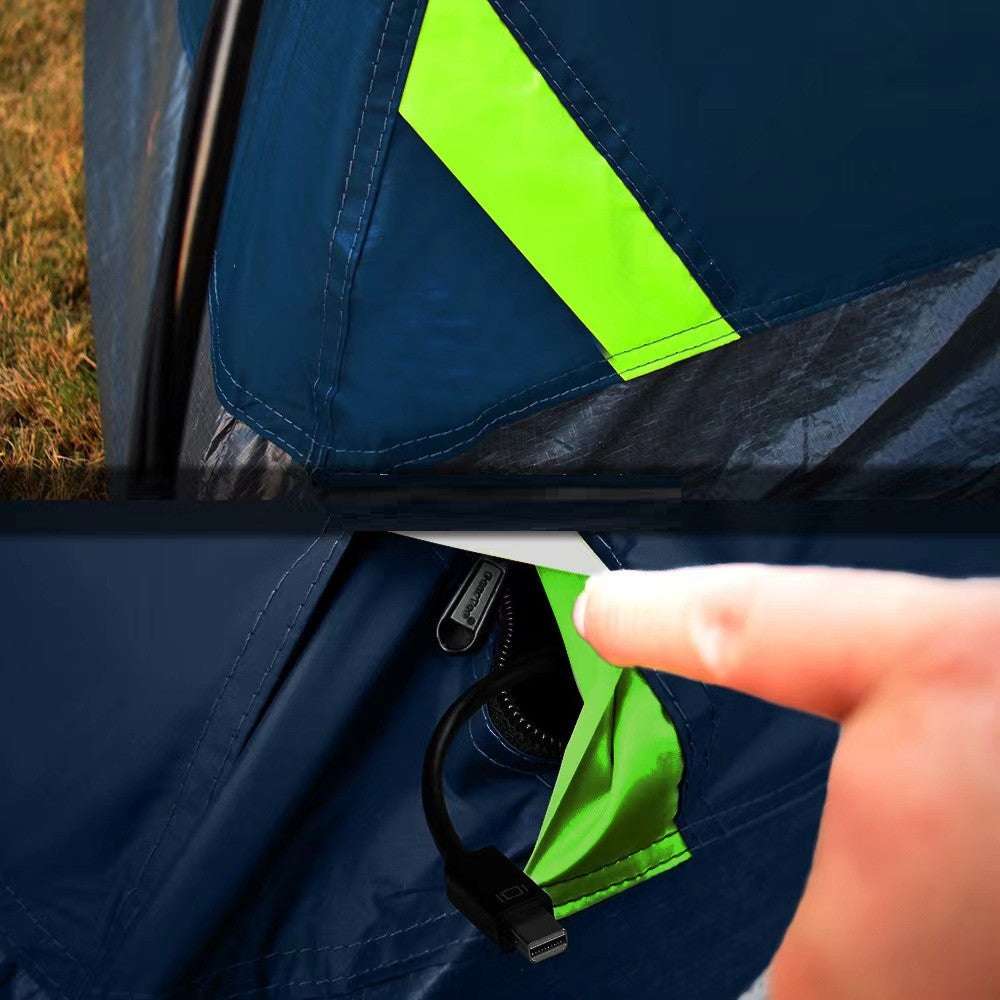 4 Person Black Coated Darkroom Tent For Camping Family Backpacking Tents - globaltradeleader