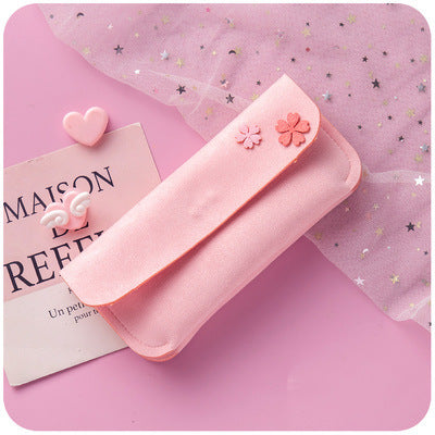 Fashionable Personality Furry Material Gift Box Pencil Case