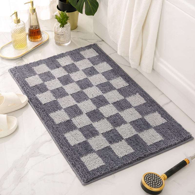 Checkerboard Bathroom Absorbent Floor Mat - globaltradeleader