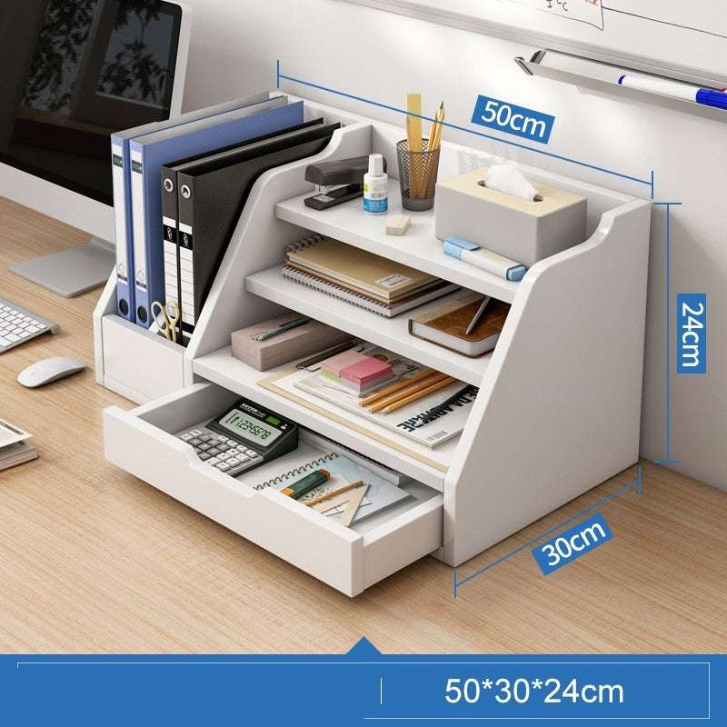 Bookshelf Desktop Office Folder Storage Rack - globaltradeleader