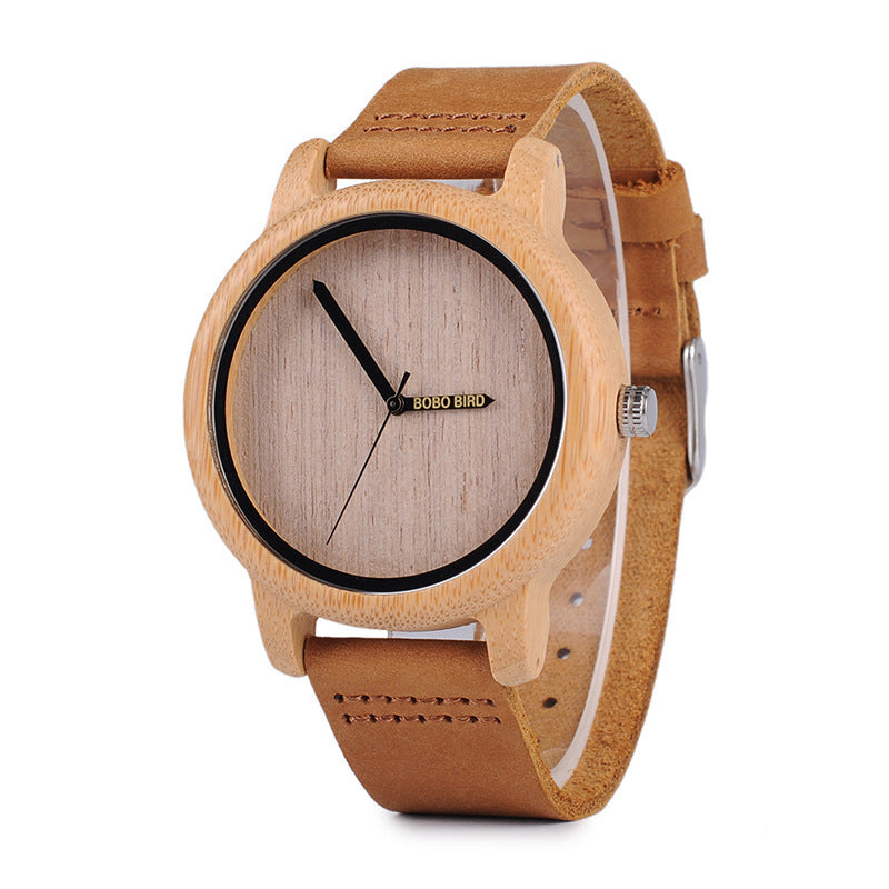 Wooden Watch Couple Bamboo - globaltradeleader