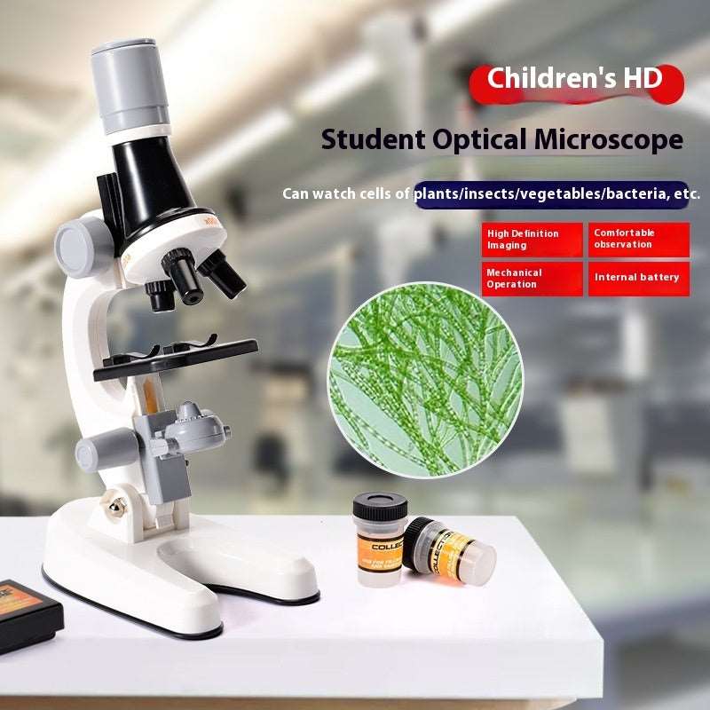 Children's Microscope Scientific Biological Specimen Educational Toys - globaltradeleader
