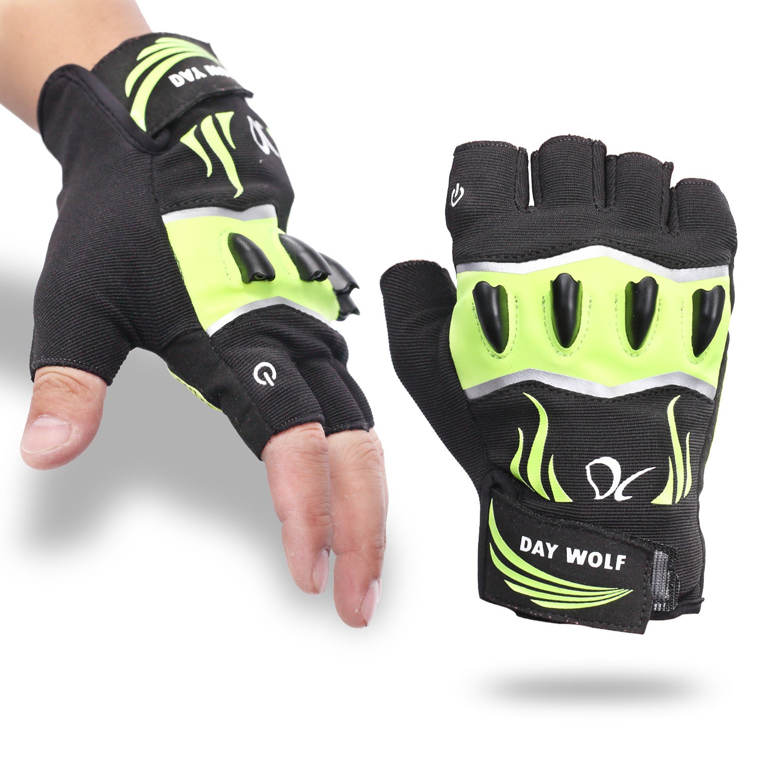 Men's And Women's Outdoor Sports Cycling Luminous Gloves