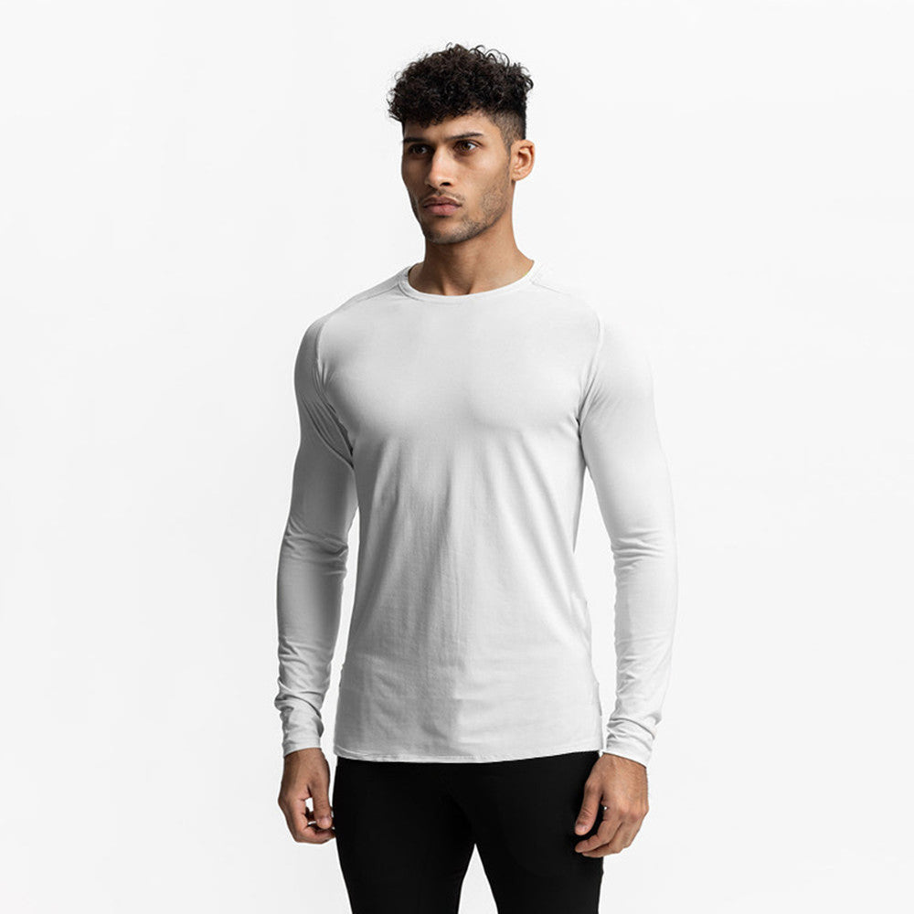Tight Fast Drying Fitness Long Sleeved T-shirt For Men Outdoor - globaltradeleader