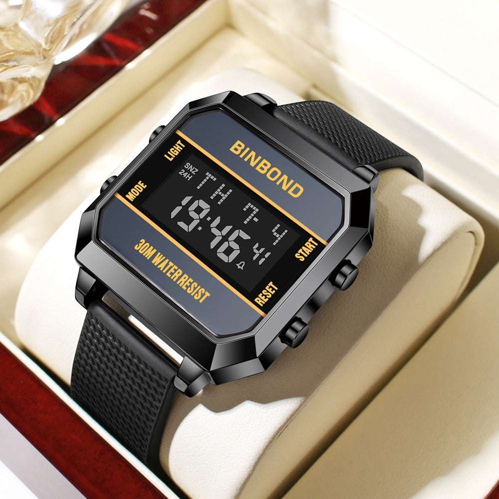 Stylish And Versatile Student Sports Waterproof Men's Electronic Watch - globaltradeleader
