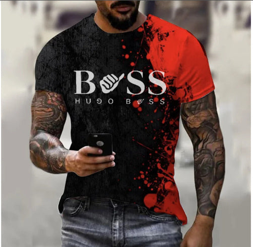 Men's Printed Fashion Fashion Short Sleeve Casual - globaltradeleader