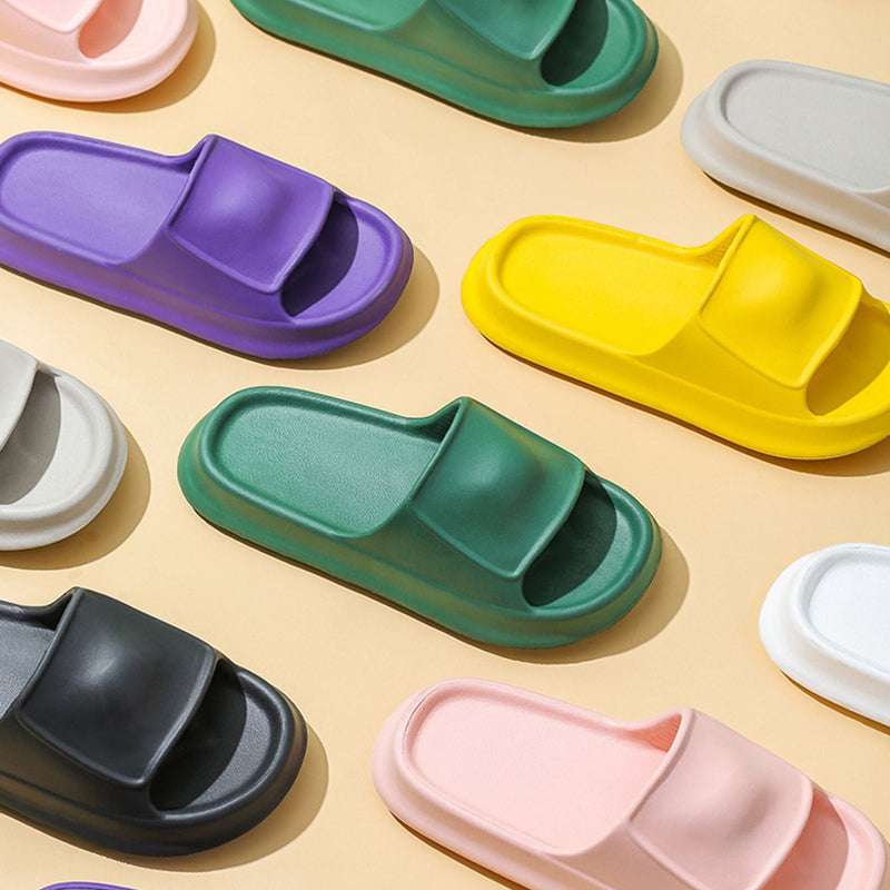 Soft Slippers EVA Home Shoes For Women Men Non-slip Bathroom Slippers