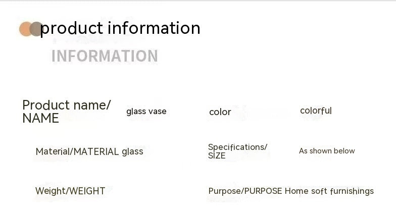 Hand-blown Glass Vase Conch Shell Living Room Crafts Ornaments - globaltradeleader