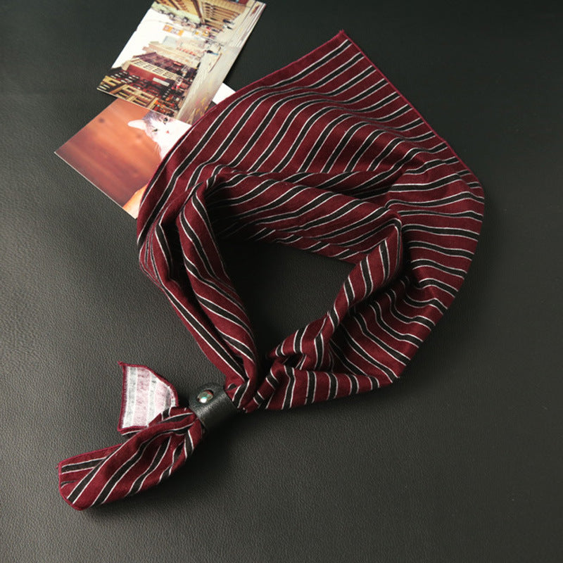 Women's British Fashion Suit Small Square Scarf