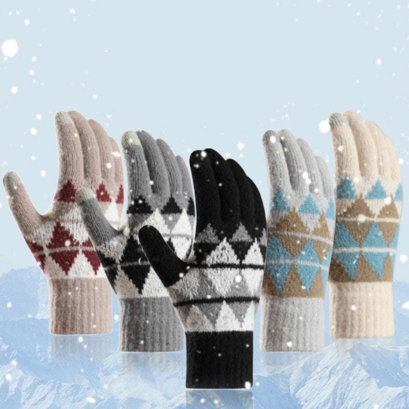New Knitted Gloves For Men And Women In Autumn And Winter - globaltradeleader
