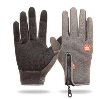 Cycling Male Winter Touch Screen Windproof Female Zipper Sports To Keep Warm - globaltradeleader