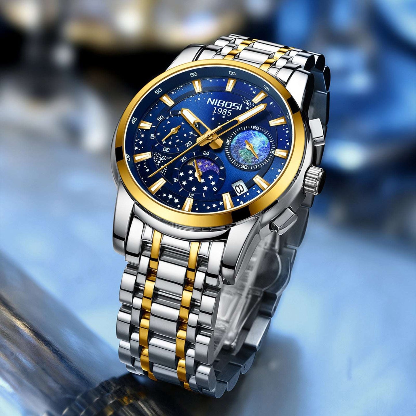 Steel Belt Men's Business Quartz Watch - globaltradeleader