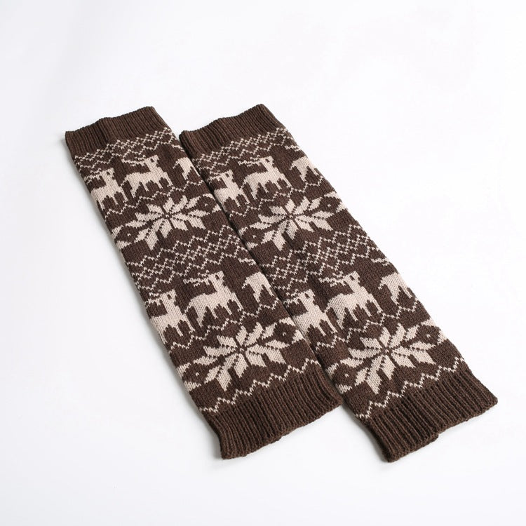 Christmas Winter Warm Shank Protection Leg Warmer