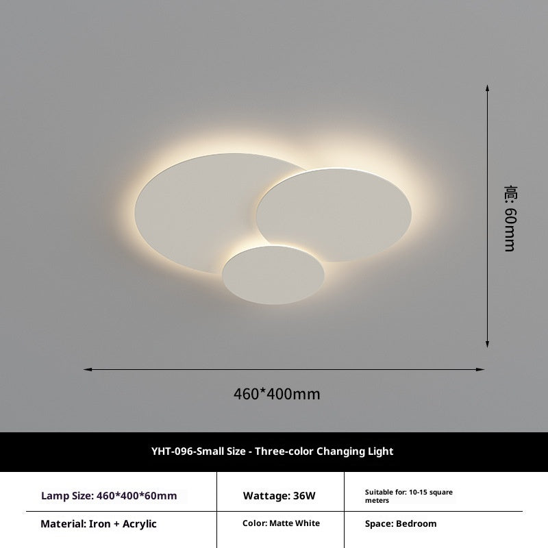 Simple Modern White Round Combination Ceiling Lamp - globaltradeleader