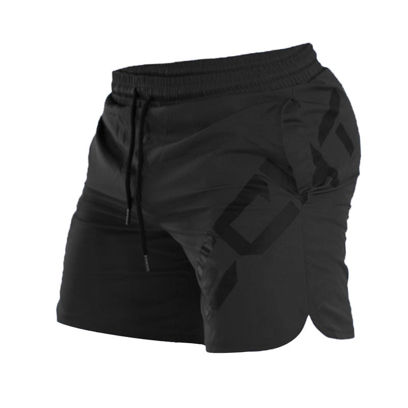 Elastic Thin Training Running  Men's Casual Quick-drying Knee Length Summer Sports Shorts - globaltradeleader