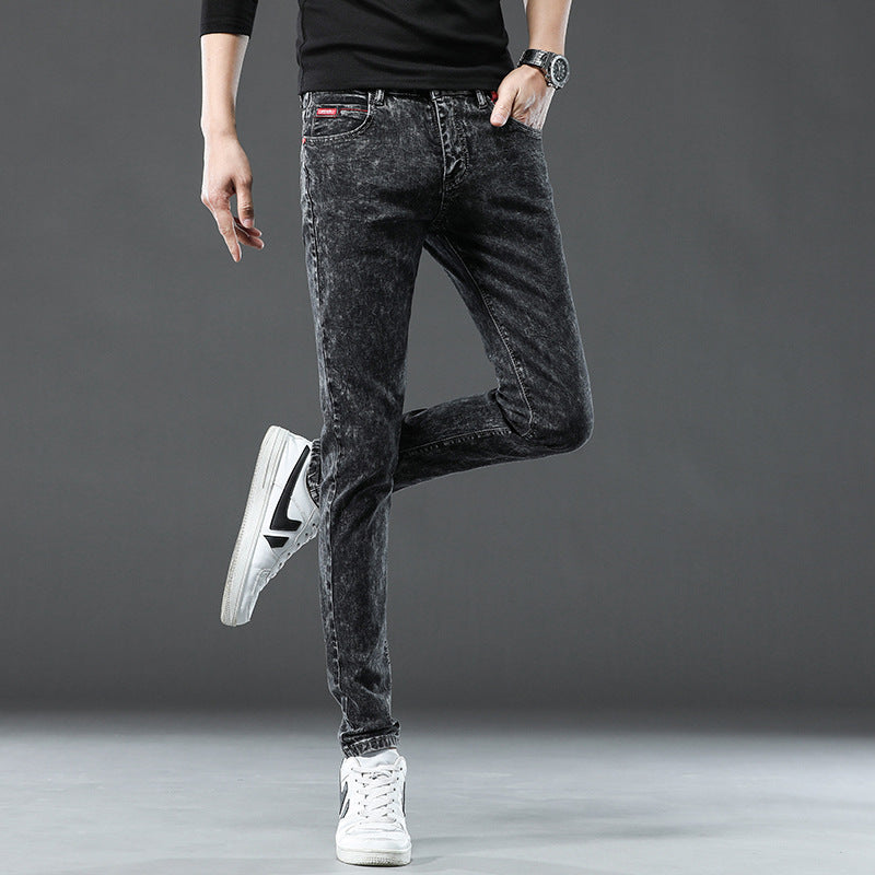 Men's Fashion Slim Stretch Pencil Jeans - globaltradeleader