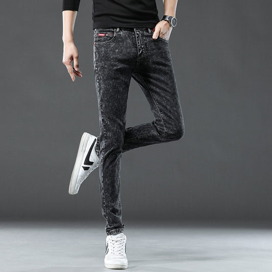 Men's Fashion Slim Stretch Pencil Jeans - globaltradeleader