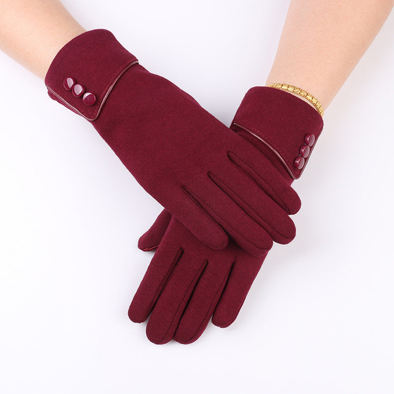 Women's Warm Winter Gloves With Non Down Touch Screen - globaltradeleader