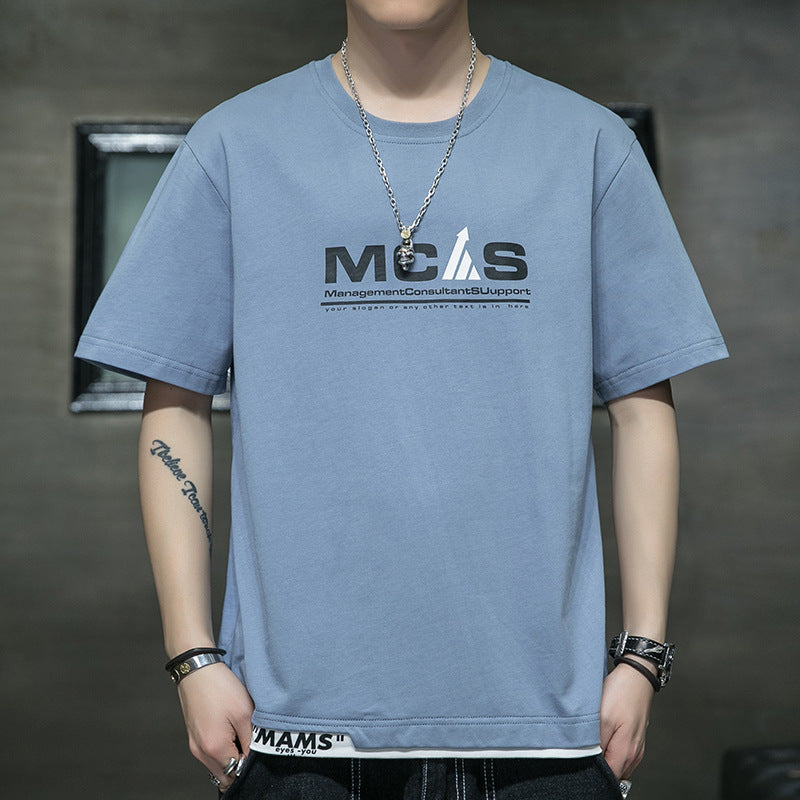 Men's Fashion Cotton Short Sleeve - globaltradeleader