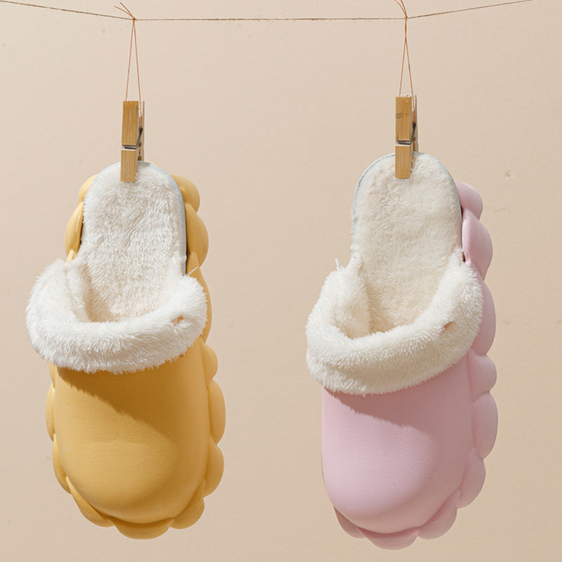 Detachable Shoes Winter Slippers For Women Waterproof Slippers - globaltradeleader