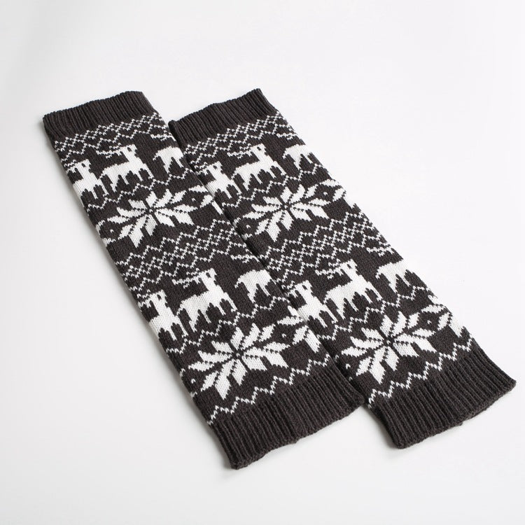 Christmas Winter Warm Shank Protection Leg Warmer