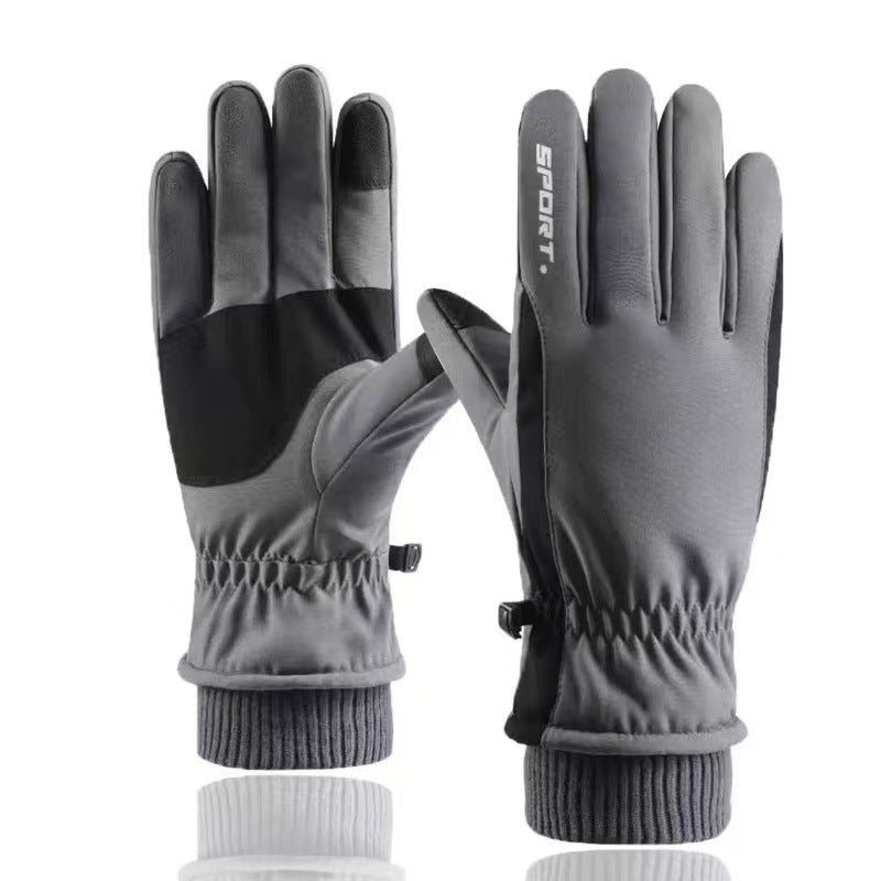 Couple Winter Fleece Thickened Warm And Windproof Gloves - globaltradeleader