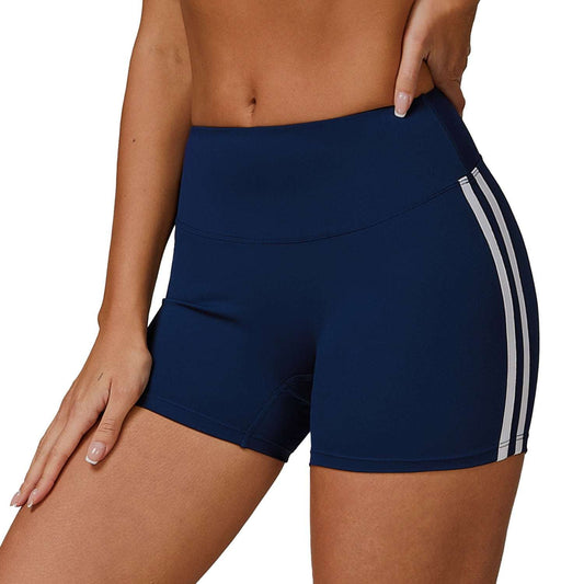 Nude Feel High Waist Yoga Shorts Peach Tight - globaltradeleader