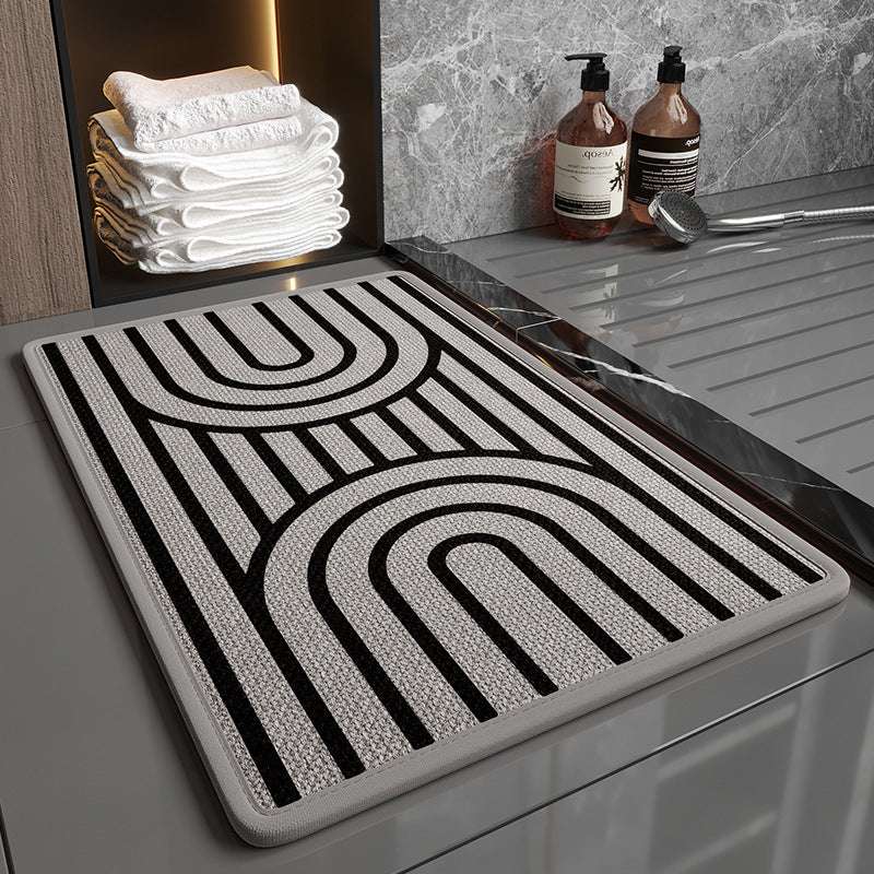 Home Fashion Linen Bathroom Mats Non-slip - globaltradeleader