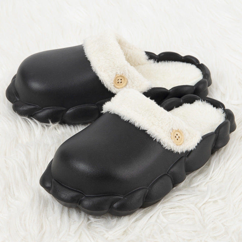 Detachable Shoes Winter Slippers For Women Waterproof Slippers - globaltradeleader