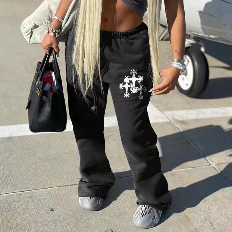 Street Spice Girls Fashion Trend Print Ladies Sweatpants