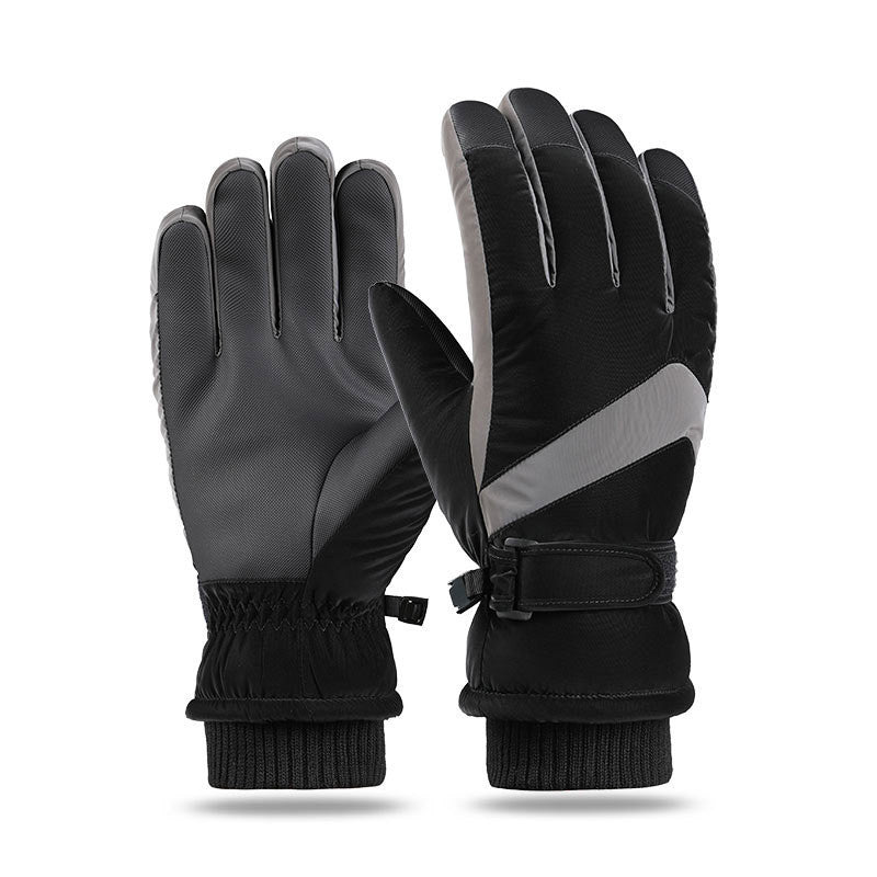 Couple Winter Fleece Thickened Warm And Windproof Gloves - globaltradeleader