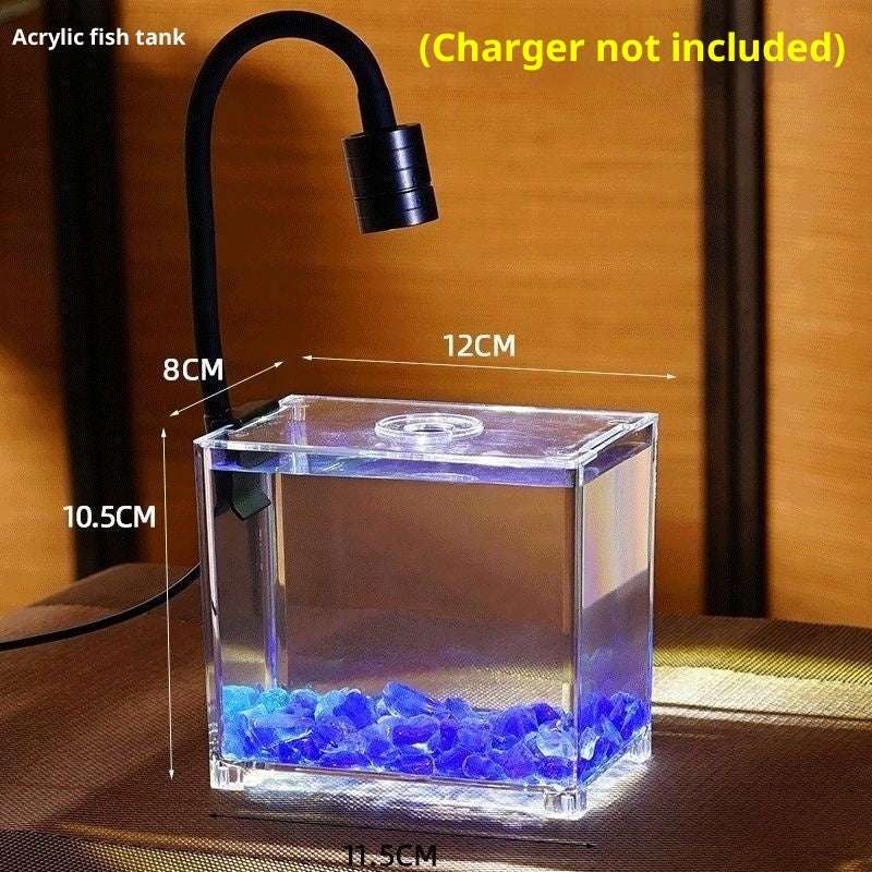 Thickened Fish Tank Building Blocks  Small Acrylic Tabletop For Landscaping - globaltradeleader