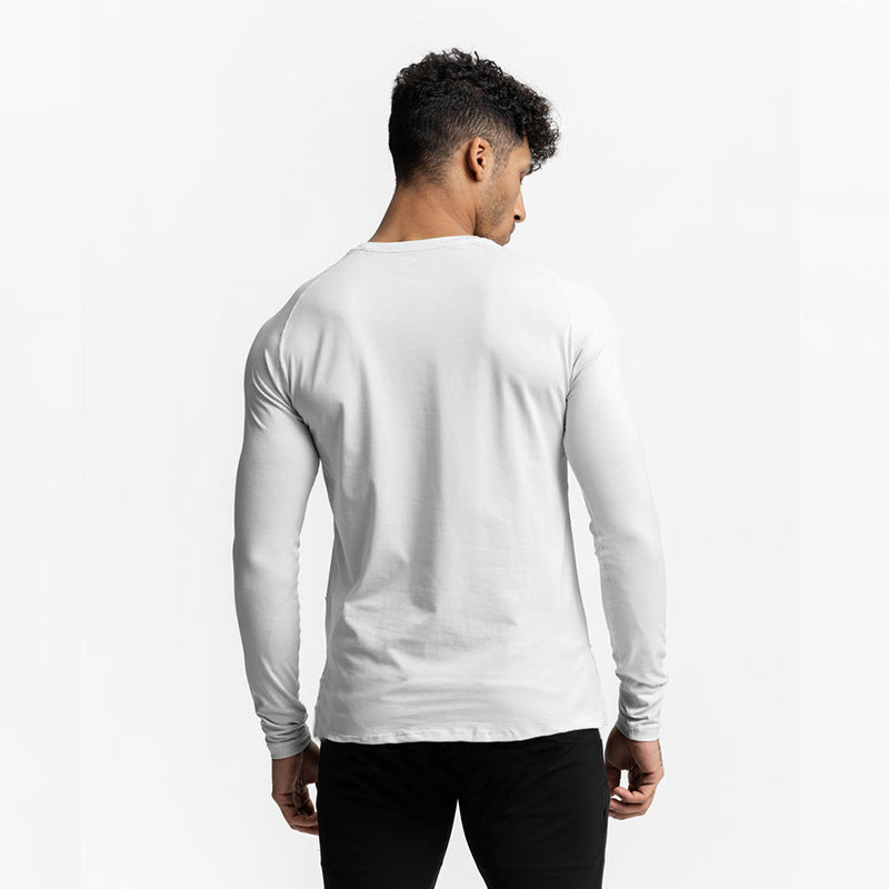 Tight Fast Drying Fitness Long Sleeved T-shirt For Men Outdoor - globaltradeleader