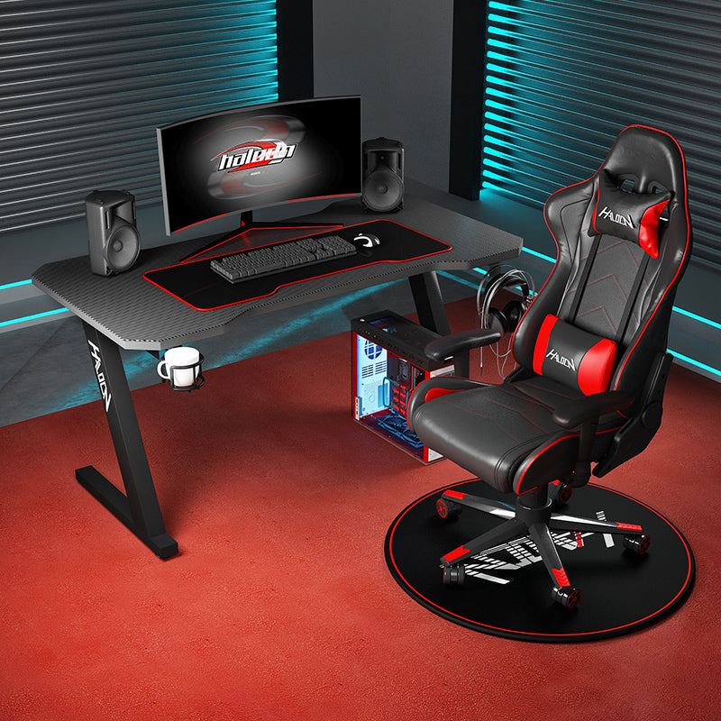 Carbon Fiber Internet Cafe Lift Computer Table - globaltradeleader