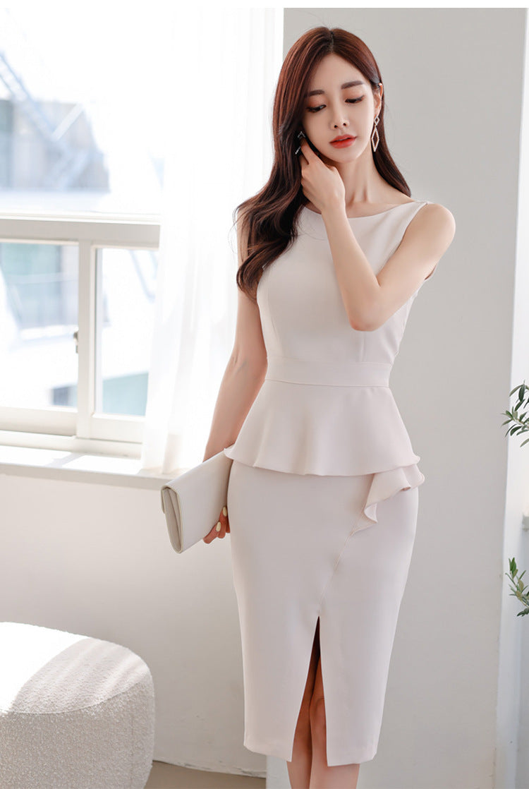 Fashion Professional Temperament Ruffled Hip Skirt - globaltradeleader