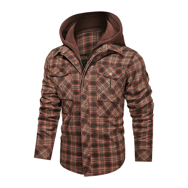 Men Warm Jacket Fleece Thick Autumn Winter Detachable Hoodies Jackets Men Slim Fit Men Clothing