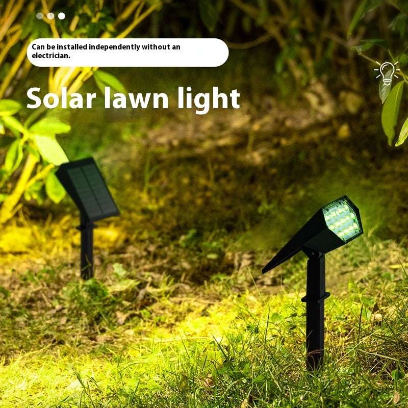 Solar Color Spotlight Courtyard Outdoor Lamp - globaltradeleader