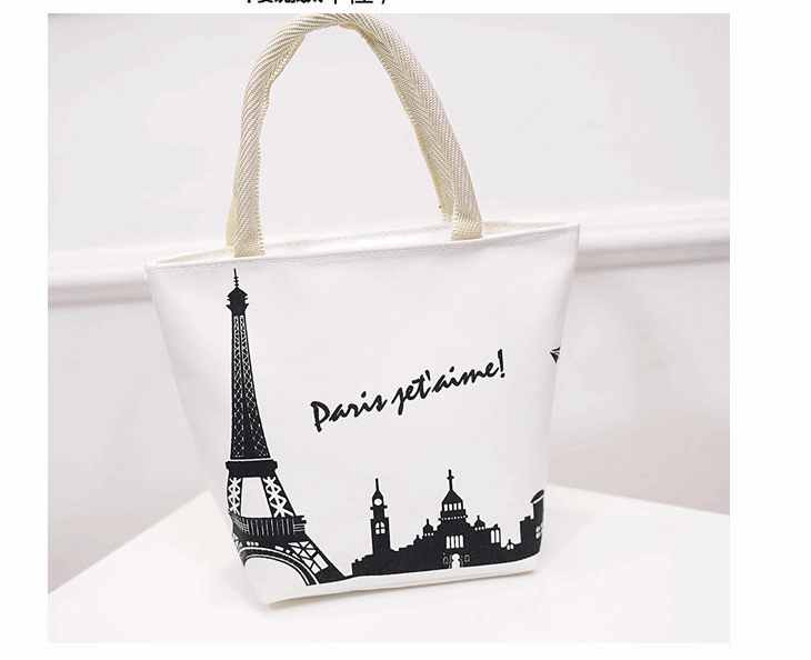 Fashion Portable Lunch Canvas Mommy Bag