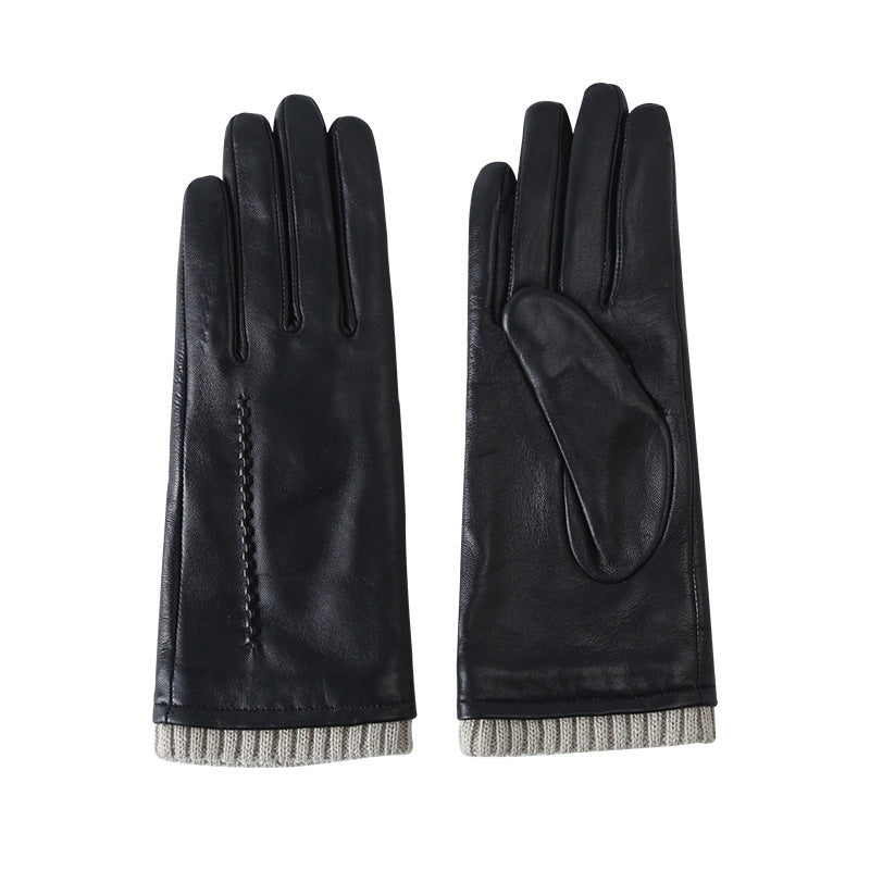 Winter Women's Warm Leather Gloves - globaltradeleader