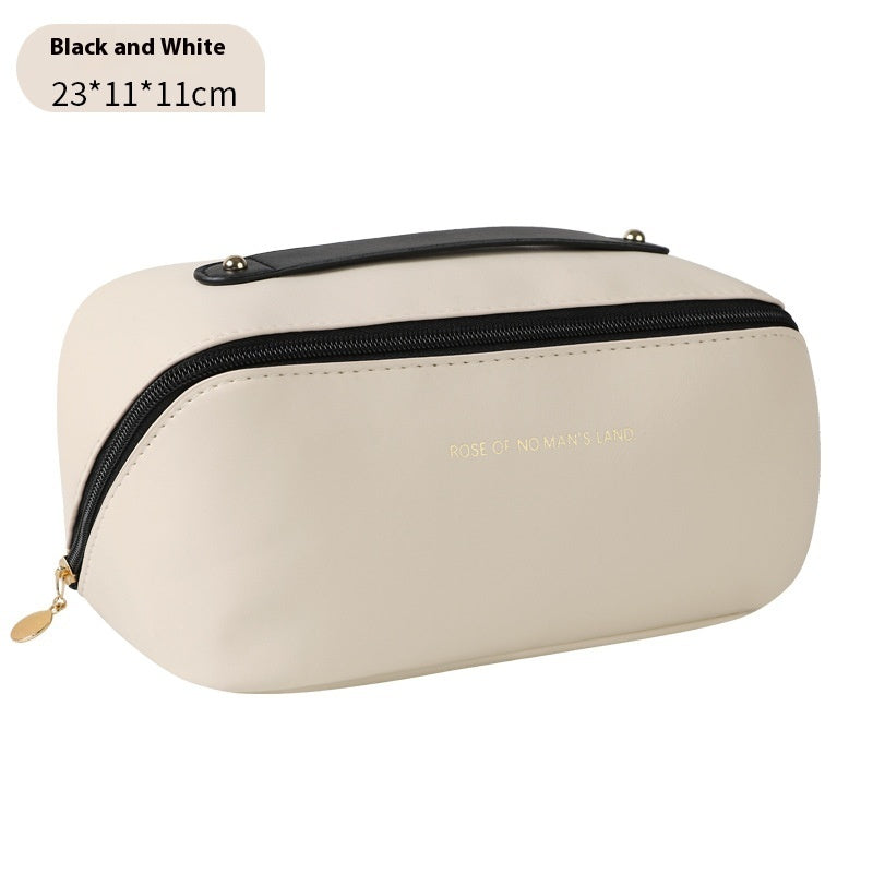 Portable Travel Large Capacity Polyurethane Pillow Cosmetic Bag - globaltradeleader