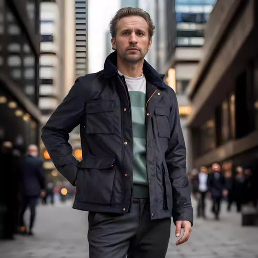 Fashion Solid Color Zipper Jacket Jacket Men - globaltradeleader