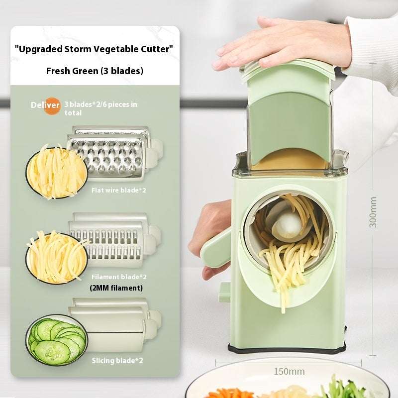 Multi-functional Hand Guard Household Kitchen Hand-cranked Drum Shredder - globaltradeleader