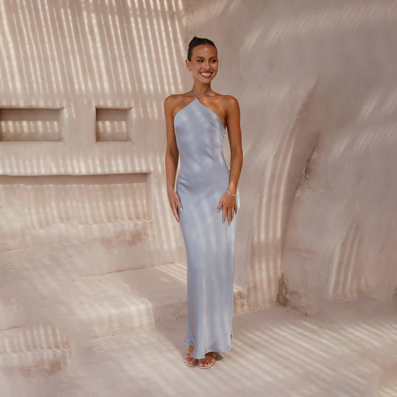 Slim-fit Sleeveless Backless Temperament Dress Women - globaltradeleader