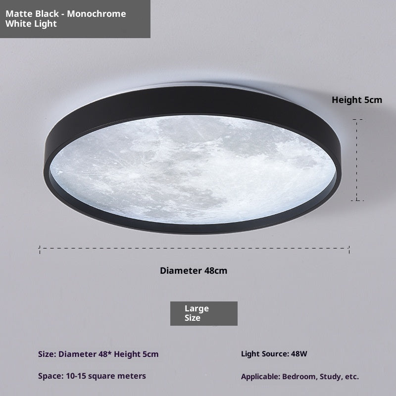 Moon Bedroom Light Modern Creative Ceiling Lamp - globaltradeleader