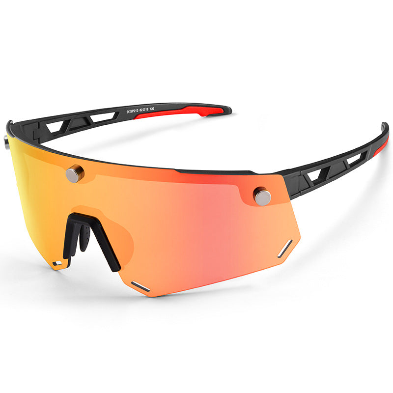 Polarized Cycling Glasses Magnetically Attract Big Frame Myopia