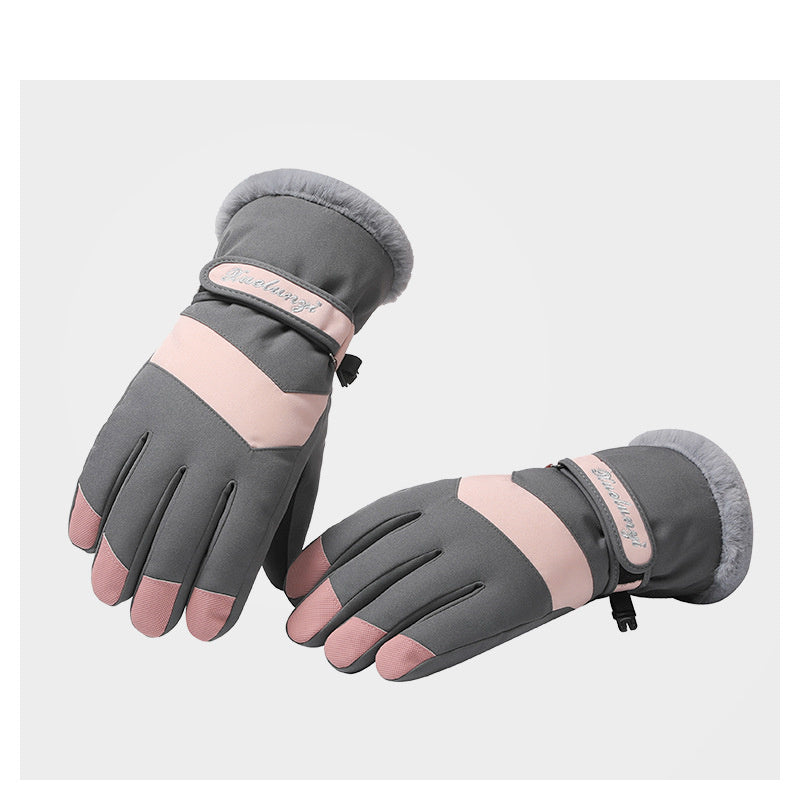 Women's Winter Outdoor Warm Cycling Thick Ski Gloves - globaltradeleader