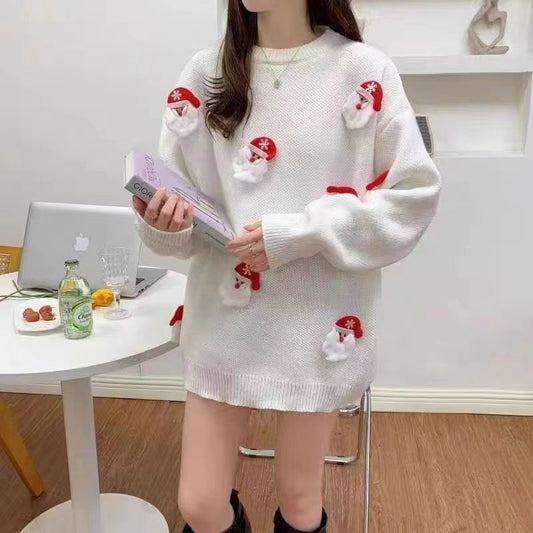 Thicken Lazy Style Loose Pullover Women's Sweater - globaltradeleader