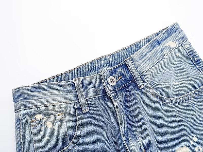 Men's Simple Trendy Trousers Jeans