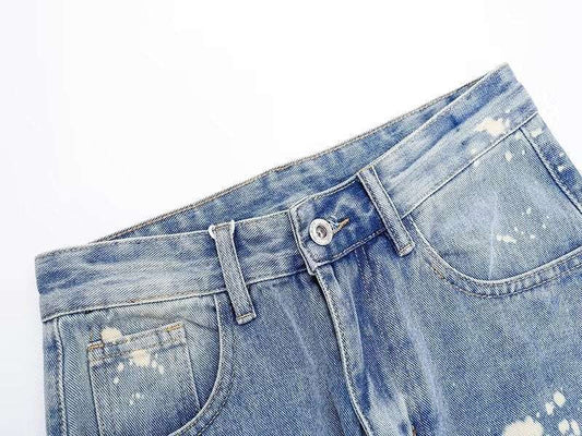 Men's Simple Trendy Trousers Jeans